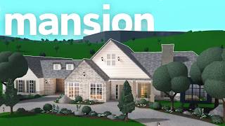 35K MANSION NO GAMEPASS  Bloxburg Tutorial with Voice [upl. by Elliven918]