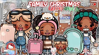 BIG FAMILY winter trip to GREENLAND 🇬🇱🫶🏼🎄  VOICED 📢  Toca Boca Life World 🌎 [upl. by Okoyik]