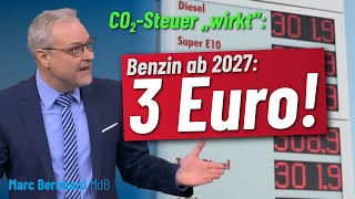 CO2Steuer „wirkt“ Benzin ab 2027 bei 3 Euro pro Liter ⛽️ [upl. by Arik]