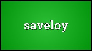 Saveloy Meaning [upl. by Hsan]