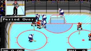 NHL 94 Philadelphia Flyers vs Toronto Maple Leafs [upl. by Aicatsanna417]