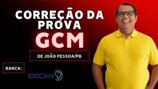 GCM João Pessoa PB 2024  Gabarito Extraoficial  Correção da Prova [upl. by Yentnuoc571]