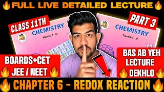 redox reaction class 11 chemistry  redox reactions class 11 maharashtra board one shot  PART 3 [upl. by Nickelsen]