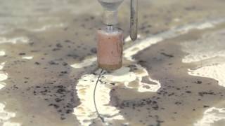 Waterjet processing  Cutting sequence [upl. by Oraneg]