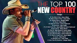 Top 100 Country Music Playlist 2024  Luke Combs Morgan Wallen Kane Brown Underwood Jason Aldean [upl. by Eislrahc]