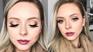 Simple Holiday Makeup Look With Glam [upl. by Gothurd889]