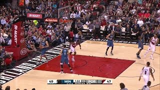 Quarter 2 One Box Video Trail Blazers Vs Timberwolves 492016 120000 AM [upl. by Iznil]