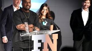 KANYE WESTS SHOE OF THE YEAR ACCEPTANCE SPEECH [upl. by Blen560]