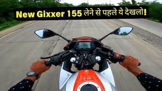 New Suzuki Gixxer SF 155 Ride Impressions  2024 Gixxer 155 Ride🧡 [upl. by Noxid]