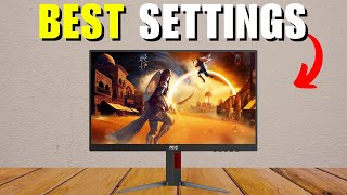 AOC 24G4 Best Settings [upl. by Ellen]