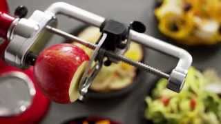 KitchenAid Spiralizer with Peel Core and Slice Attachment [upl. by Nodnelg]