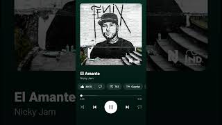 El Amante • Nicky Jam [upl. by Aehsat]