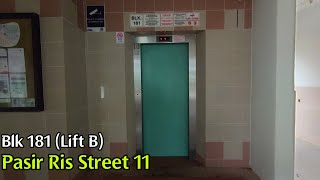 Blk 181 Pasir Ris  1992 Fujitec Elevator Lift B Retired [upl. by Albina]