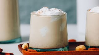 How to Make Vegan Eggnog  Minimalist Baker Recipes [upl. by Sualohcin]