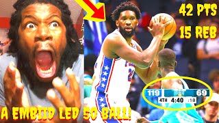 76ERS VS HORNETS REACTION 2023 CHARLOTTE HORNETS VS PHILADELPHIA 76ERS HIGHLIGHTS REACTION 2023 [upl. by Neehsas]