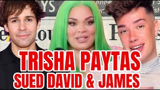 TRISHA PAYTAS SUED DAVID DOBRIK amp JAMES CHARLES [upl. by Ernie]