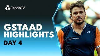 Wawrinka Plays Munar Bautista Agut amp Sonego Feature  Gstaad 2023 Highlights Day 4 [upl. by Emsmus334]