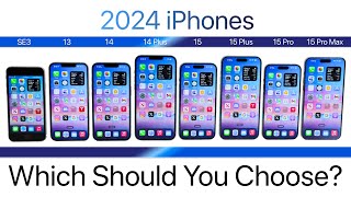 2024 iPhone Comparison  Which Should You Choose [upl. by Dopp]