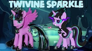 Custom TWIVINE SPARKLE  TWILIGHT SPARKLES EVIL TWIN MLP My Little Pony Tutorial [upl. by Norvell389]