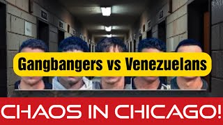 Chicago Gangs Clash with Venezuelan Migrants in Tense Showdown [upl. by Limber]