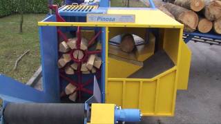 PINOSANET EPC 400 WORLDS FASTEST FIREWOOD PROCESSOR PREVIEW BRENNHOLZ BOIS DE CHAUFFAGE [upl. by Marybelle]