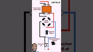 Alimentation Continue Stable 12V DC LM7812 1000uF Transformateur Pont de Diode [upl. by Kevin22]