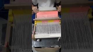 Weaving on a DIY Rigid Heddle Loom [upl. by Mogerly]