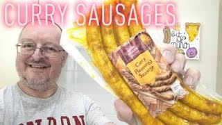 Lidl Vitasia Curry Flavoured Sausages  Food Review [upl. by Erhard]