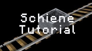 Minecraft  Schienen Tutorial [upl. by Eak417]