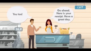 ENGLISH for CASHIER  practice conversation [upl. by Tullius843]