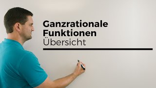 Ganzrationale Funktionen Übersicht Polynomfunktionen  Mathe by Daniel Jung [upl. by Ominoreg290]