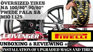 UNBOXING amp REVIEWINGINSTALLATION OF NEW UPGRADED LEIVENGER MAGS AND PIRELLI TIRES [upl. by Airamanna]