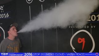 VC Cloud Championship 2016  VapIn Peace Vacaville  Mens Biggest Cloud [upl. by Keith]