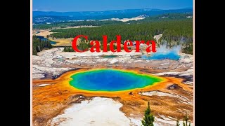 What is CalderaCaldera volcanoYellowstone caldera [upl. by Nerb]