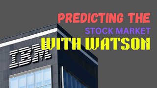 Forecasting Stock Price Using IBM Watson  Complete Code [upl. by Rimidalg]