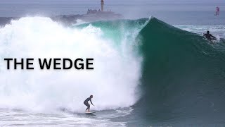 THE BEST AND BIGGEST WAVES OF 2023  THE WEDGE AND MORE  RAW [upl. by Ahsinyar18]