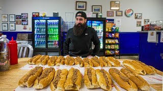 TRYING TO BREAK A 12 YEAR CHILLI HOT DOG EATING RECORD IN SOUTH CAROLINA  BeardMeatsFood [upl. by Eseyt676]