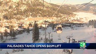 ‘It’s magnificent’ Palisades Tahoe connects 6000 skiable acres with historic 65M gondola [upl. by Colet]