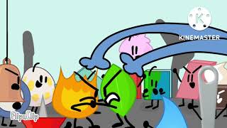 Firey and Leafy argue and fighting about Leafy stole Dream Island  before BFB 16 [upl. by Nisaj]