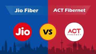 JIO Fiber vs ACT Fibernet SpeedTest  YnotGenie [upl. by Magill]