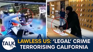 Lawless US How Californias Legalised Looting Is Destroying Businesses And Terrorising Locals [upl. by Udall]