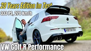 VW Golf R Performance 333 PS quot20 Yearsquot Sondermodell im Test  Review  Modelljahr 2023 [upl. by Peterson329]