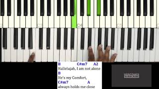 Psalm 23 I am not alone  PIANO TUTORIAL [upl. by Melvin]