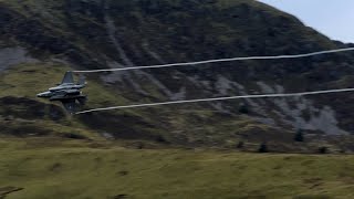 Mach Loop Wales USAF F35 Low Level Flying [upl. by Conroy]