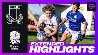 HOW MANY CARDS 🟥  ITALY V ENGLAND  EXTENDED RUGBY HIGHLIGHTS [upl. by Assenay]