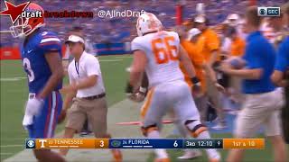 John Kelly Tennessee RB vs Florida  2017 [upl. by Clarinda55]