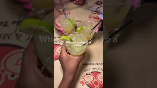 I love a good DRINK amp dinner gooddrinks margarita lemondrop mojito [upl. by Eicyal]