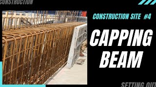 CAPPING BEAM construction process [upl. by Leidag]