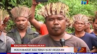 PEMBALAKAN – ORANG ASLI HULU KELANTAN DESAK HENTIKAN SEPENUHNYA 30 OKT 2016 [upl. by Vergil]