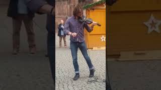 awesome performance by street violinist [upl. by Ainahtan]